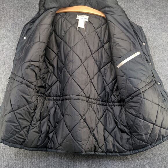 FedEx Stan Herman Men's Winter Coat Black XXL Actual 55x31.5 Vintage Striped - Picture 12 of 16